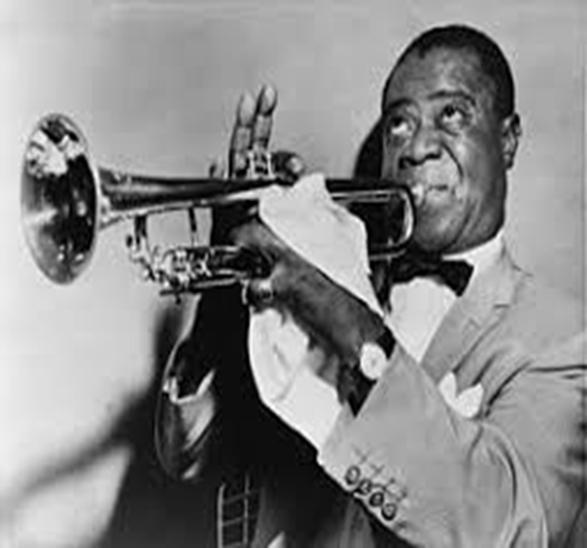 LOUIS ARMSTRONG Ο Λούις Άρμστρονγκ (Louis Armstrong, 4 Αυγούστου 1901 6 Ιουλίου 1971) (γνωστός και με τα προσωνύμια Satchmo ή Pops) ήταν Αμερικανός μουσικός της τζαζ.