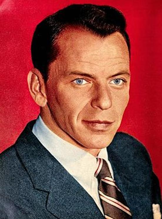 FRANK SINATRA O Φράνσις Άλμπερτ Σινάτρα (Francis Albert Sinatra, Χοουμπόκεν, 12 Δεκεμβρίου 1915 - Λος Άντζελες, 14 Μαΐου 1998), γνωστός ως Φρανκ Σινάτρα, ήταν δημοφιλής Αμερικανός τραγουδιστής και
