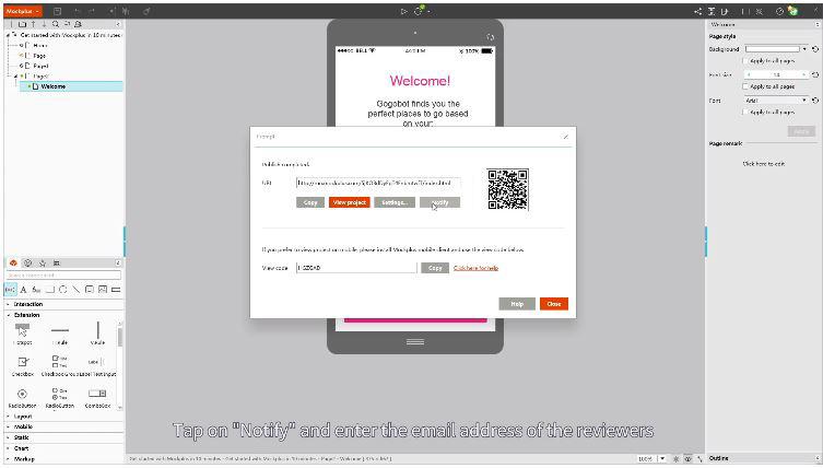 Test - Save - Share prototype 11 1. Preview 2. Qr code 3. Export A. Ολόκληρο με όλους τους φακέλους Β. Κομμάτι κομμάτι 4.