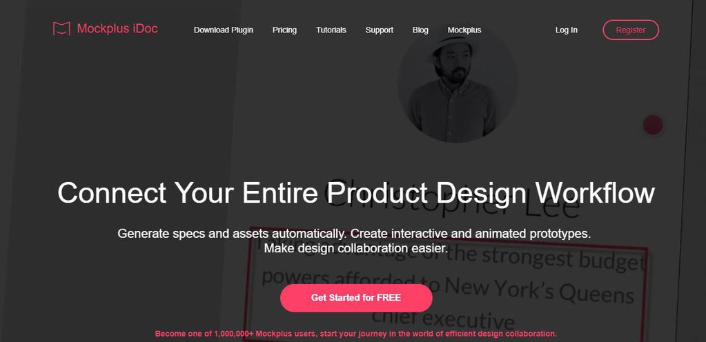 Mockplus idoc 17 Online, collaboration tool plug in Sketch plug in