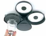40085 σετ bar 5 θέσεων inox με PP καπάκι inox garnish bar set 5 inserts with PP lid 37,5χ14 cm 9 cm pack: 1