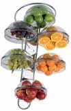 80409 φρουτιέρα, χάλκινη fruit basket, copper 30 cm 15,5 cm pack: 1