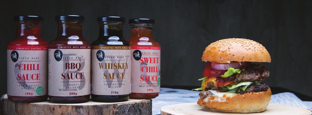 Η πρόταση του DeliRoom για Real BBQ Home-Made sauce. Για όλα τα κρέατα και Burgers! Χρησιμοποιήστε την σε pizza, κρέπες και σάντουιτς.