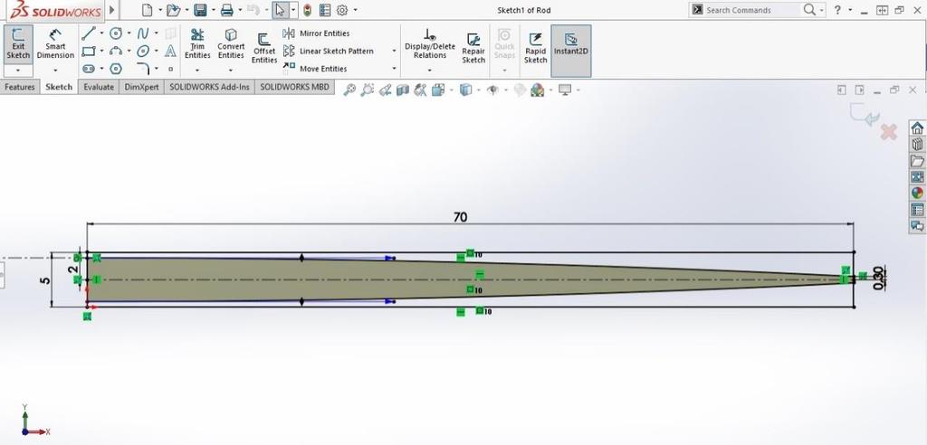 3. ΣΧΕΔΙΑΣΗ ΜΟΝΤΕΛΟΥ 3.1. SolidWorks Η κατασκευή του μοντέλου του προβλήματος έγινε με τη βοήθεια του Solidworks 2016.