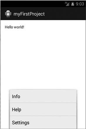 Σημειώσεις Android <menu xmlns:android 