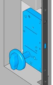 4.2 Σύρτης ασφαλείας πόρτας T2 (προαιρετικά) Ο σύρτης ασφαλείας πόρτας T2, όταν