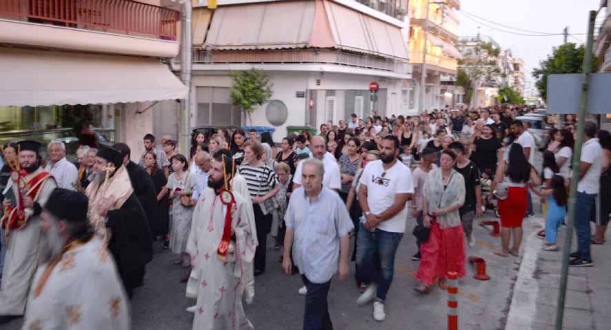 Συμμετεῖχαν πολλοὶ Κληρικοὶ καὶ προσῆλθε πλῆθος πιστῶν. Ὁ Σεβ. κ. Χρυσόστομος ἐκφώνησε ἑόρτια Ὁμιλία καὶ τελέσθηκε ἱερὰ Λιτανεία. Μονῆς Ἁγίου Κυπριανοῦ Ἀρχιµ. π. Θεοδοσίου καὶ ἄλλων Κληρικῶν.
