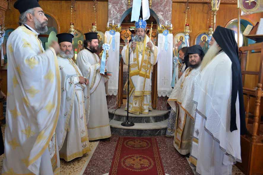 ΤΗΣ ΟΡΘΟΔΟΞΙΑΣ 9 γυρικό τῆς ἡμέρας ἐκφώνησε ὁ π. Γρηγόριος, ἀναφερθείς στόν βίο καί τά θαύματα τοῦ μεγάλου Προφήτου. ἱερῶν Ἀκολουθιῶν καὶ τῆς Θ. Λειτουργίας προέστη ὁ Σεβ.