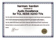 for TCL XESS X2/X3 TVs Audio