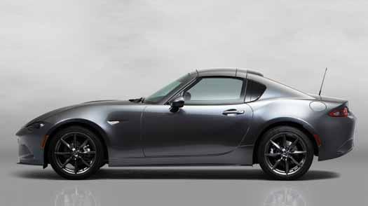 (νέα)////σ.6 MX-5 RF με μεταλλική αναδιπλούμενη οροφή Στην έκθεση αυτοκινήτου της Νέας Υόρκης, η Mazda αποκάλυψε μία νέα έκδοση του MX-5 με αναδιπλούμενη μεταλλική οροφή.