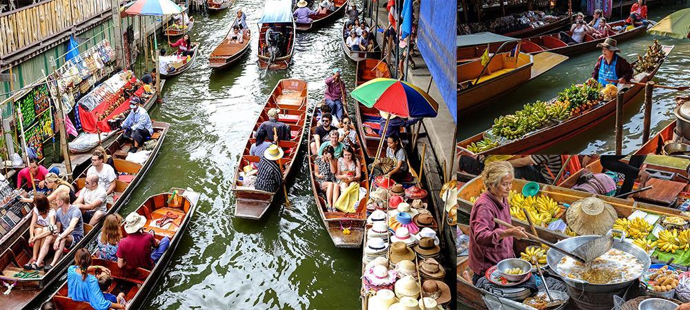 των Ρόδων, Νησί του Πούκετ Ιστορικοί Δρόμοι του Σιάμ New and exclusive Damnoen Saduak Floating Market - Bangkok Διάρκεια ταξιδιού: 15 μέρες Κόστος κατ άτομο: Αναχωρήσεις: 13/11