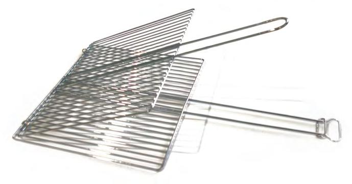 με Μακρύ Χερούλι 41cm Σχάρα 40x35cm Ζικ Ζακ BBQ