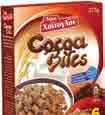 10 ημητριακά cocoa bites ΧΑΪΤΟΓΛΟΥ μαξιλαράκια 375gr 2.45 2.75 δημητριακά fitness NESTLE 600 ή 625gr 35%* τα chocolate 600gr -35% 3.67 5.