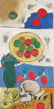 23 Στας Παράσκος (1933 2014) Φρούτα και λουλούδια Υπογεγραμμένο στο
