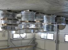 Production shed of 1800m 2 for aluminium polyurethane slats.