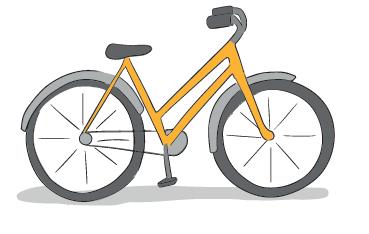 3ο Πρόβλημα Οι τροχοί του ποδηλάτου στη διπλανή εικόνα έχουν διάμετρο 60 εκατοστά.
