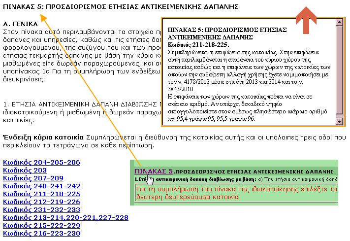 Εικόνα 13: Περιγραφι κωδικϊν αρικμϊν εντφπου Ε1 Για τον κωδικό 211 ςτθν Εικόνα 13: Περιγραφι κωδικών αρικμών εντφπου Ε1 εμφανίηεται θ περιγραφι του (βλ. Εικόνα 14: Περιγραφι κωδικοφ 211 και πίνακα 5).