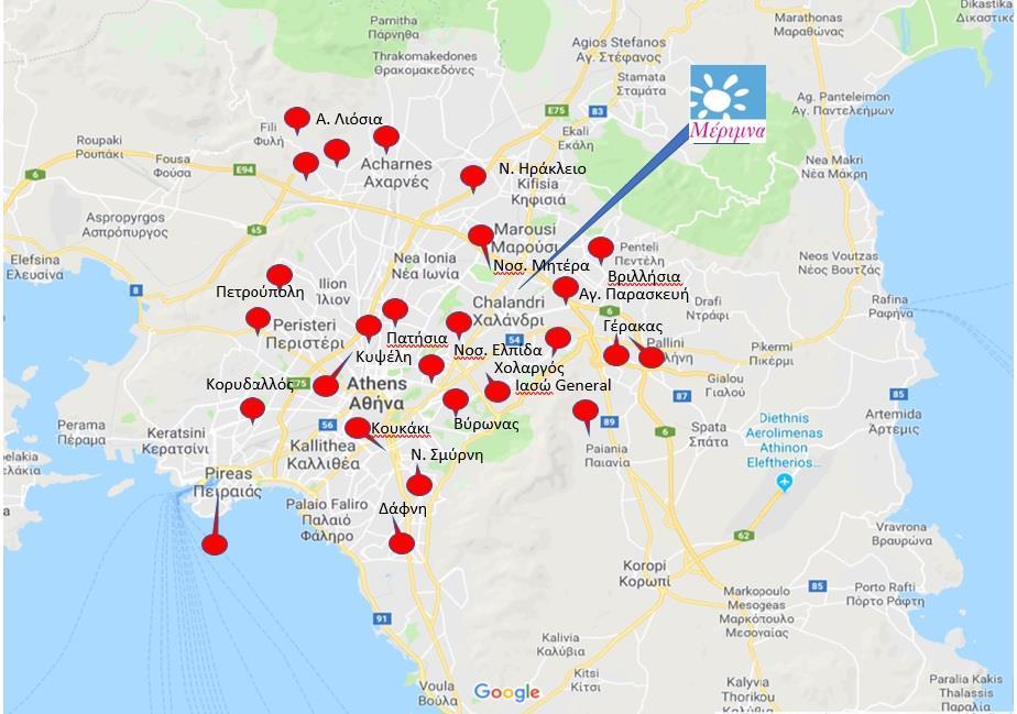 54 445 Γράφημα 6: Αριθμός συνόλου επισκέψεων ανά ειδικότητα επαγγελματία υγεία