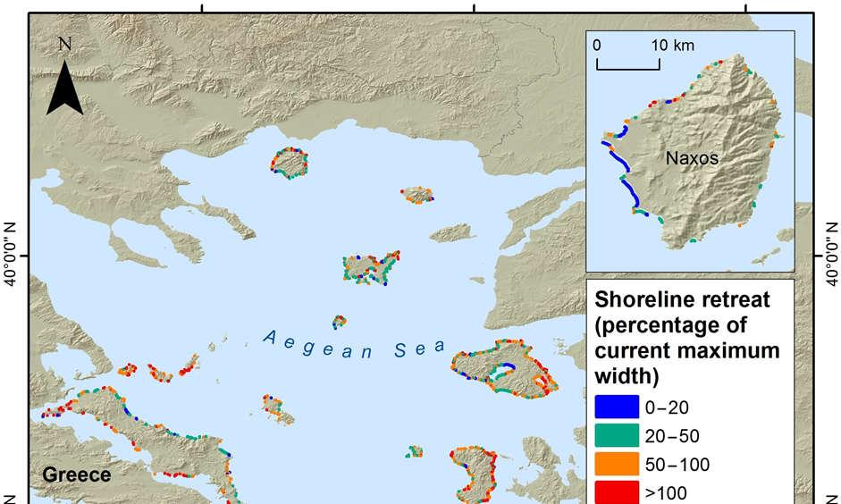 Προγνώσεις παραλιακής διάβρωσης από ακραίες στάθμες/κυματισμούς (καθορισμένη οδήγηση-