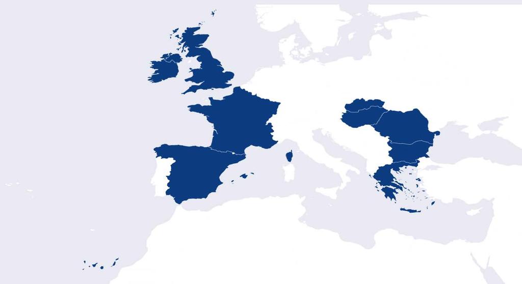 5 ΤΟ ΑΕΕ ΣΤΗΝ ΕΥΡΩΠΗ Στη Ευρώπη το ΑΕΕ έχει παραρτήματα στις εξής χώρες: o Ελλάδα o Βουλγαρία o