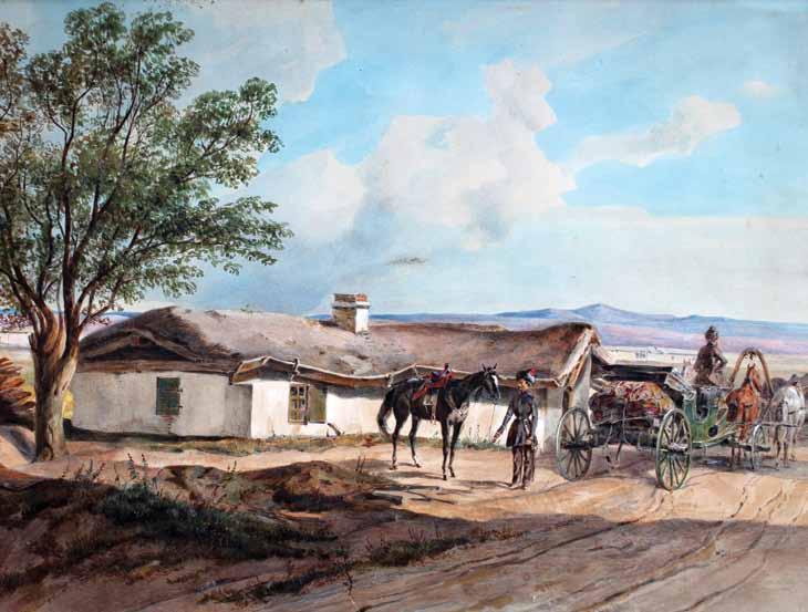 fridrix frisi. groznos simagre, general ermolovis miwuri. zoma: 30X47 sm. zugdidis dadianebis sasaxleebi.