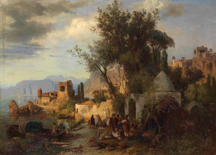 paul frankeni. Zveli Tbilisi. tilo, zeti. zoma: 85X119 sm.