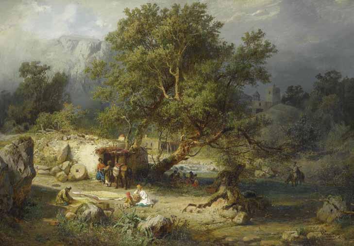 paul frankeni. kavkasia 1864, tilo, zeti. zoma: 30X22 sm.