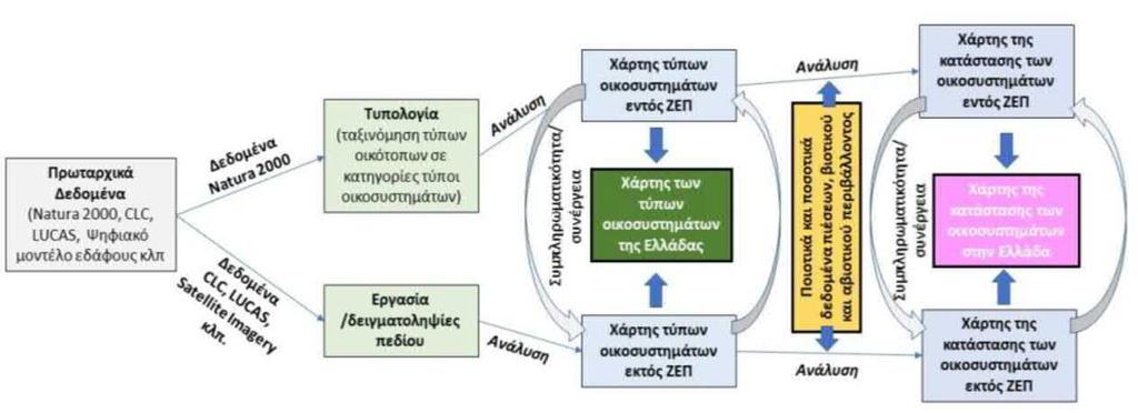 Αν και η χαρτογράφηση της κατάστασης των οικοσυστημάτων σε επίπεδο κελιού 10x10Km είναι ιδιαίτερα σημαντική για την εξαγωγή συμπερασμάτων σε στρατηγικού τύπου μελέτες και για τη διάγνωση περιοχών που