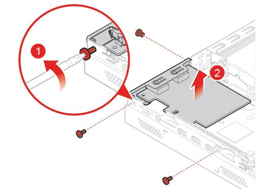 2. Αντικαταστήστε την κάρτα PCI Express και τον