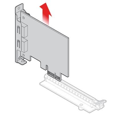 Αφαίρεση της κάρτας PCI Express Σχήμα 39.