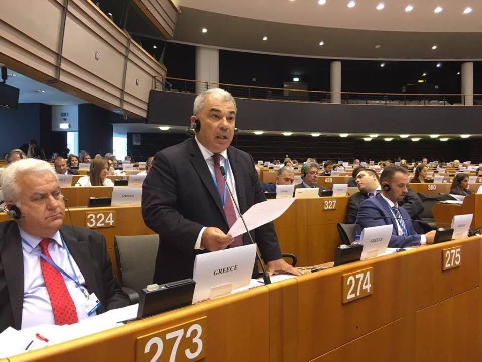 Συμμετοχή στη συνεδρίαση του Ευρωκοινοβουλίου επιχειρηματιών, που πραγματοποιήθηκε στην αίθουσα