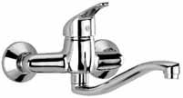 nschlussschläuchen Single lever sink mixer swivel spout flexible hoses Mitigeur d'evier avec bec mobile
