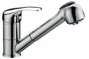 mounted single lever sink mixer with swivel spout Mitigeur mural d'èvier avec bec idoformèe mobile