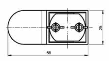 Kross Glasablage Glass shelf Étagère en verre 45-040.12-01 verchromt/chrome/chromè 113,70 45-040.