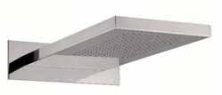 Regenbrausen E Vesta 1 Regenbrause zur Wandmontage Rain shower for wall mounting Douche pour montage mural 04-077-01 edelstahl poliert/stainless steel polished/acier inoxydable poli 1.