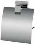 02-01 27,80 45-029.02-09 Edelstahl/Stainless steel/cier 32,00 WC-Papierhalter mit Deckel Toilet paper holder with lid Distributeur de papoer toilette lidless avec couvercle 45-029.