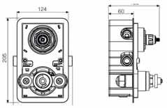function Montage encastré facultatif réglable de une 1-5 fonctions façons 41-100-00 429,00 Silver Line bdeckplatte Cover plate