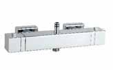 Standsysteme Komplett Neu Graham bestehend aus/consisting of/consistant en: Tarvos 250x250 mm Thermostatarmatur mit Sicherheitssperre 38, integriertem Umsteller 43-024-01 1.