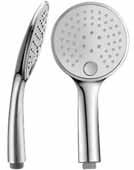 Handbrausen Neu Neu Sahra 1 Sahra 3 Kopfdurchmesser ca. 95 mm Kopfdurchmesser ca. 95 mm chrom-weiss/chrome-white/chromé-blanc 01-026.1-01 20,50 01-026.