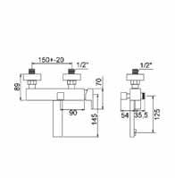 20-17 mattschwarz/matt black/noir mat 359,10 Einhand-Wannenarmatur ohne Brausegarnitur Single lever bath mixer without shower set