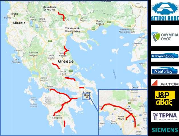 Μερικά στατιστικά > 80 σήραγγες > 20 οδικοί κόμβοι Δεκάδες δημοτικοί οδοί > 7000 μετρήσεις 13-14.03.