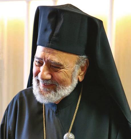 «Μακαρία ἡ ὁδός, ᾗ πορεύει σήμερον, ὅτι ἡτοιμάσθη σοι τόπος ἀναπαύσεως.» Blessed is the way on which you are travelling today, for there has been prepared for you a place of rest.