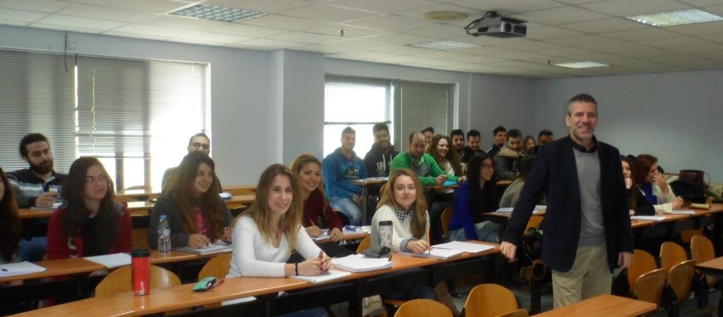 Έρευνες, ατομικές ή ομαδικές, σε προβλήματα που αντιμετωπίζουν Ελληνικές επιχειρήσεις, προκειμένου να εξοικειωθούν οι φοιτητές με τον Ελληνικό επιχειρηματικό χώρο, να καλλιεργηθεί σε αυτούς ένα