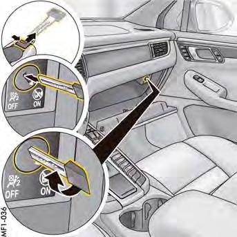 FG f ISOFIX 182 ISOFIX GO+ f 179 f ISOFIX 181 / 132: ON/OFF