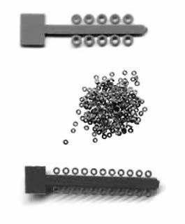 RMO EΞΩΣΤΟΜΑΤΙΚΑ Facebow, Penta-Form TM Loop-Style 5 μεγέθη εσωτερικού τόξου, μήκος σε χιλιοστά μετριέται από το άπω άκρο της λούπας διαμέσου του εσωτερικού τόξου μέχρι το άπω άκρο της αντίθετης