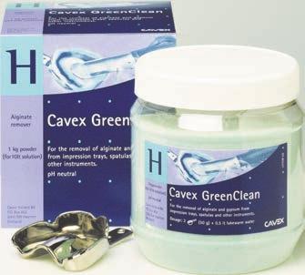 ΑΠΟΤΥΠΩΣΗ Cavex GreenClean Cavex Alginate Mixer Η τέλεια ανάμιξη του αλγινικού με το πάτημα ενός διακόπτη Ικανό-λειο και ομοιογενές μείγμα σε 8 sec Δεν εγκλωβίζει φυσαλίδες αέρα