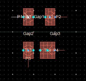 α) β) Σχ.5.3 α) Footprint τρανζίστορ χωρίς βραχυκυκλωμένους ακροδέκτες πηγής.