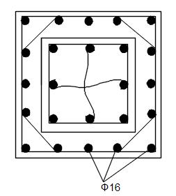 Απαιτούμενος Οπλισμός (mm^2) Βαγενάς Κωνσταντίνος Εξάγεται λοιπόν το συμπέρασμα ότι ενώ όσο αυξάνεται το πάχος του μανδύα μειώνεται η απαίτηση για οπλισμό και σε βλήτρα.