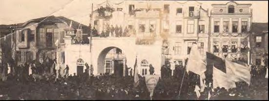 Εικόνα 11. Εορτασμός 25 ης Μαρτίου (1921). Αρχείο Δ. Γκεντσίδη.