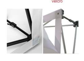 πλαίσιο αλουμινίου με velcro & φώτα Διατίθεται με trolley